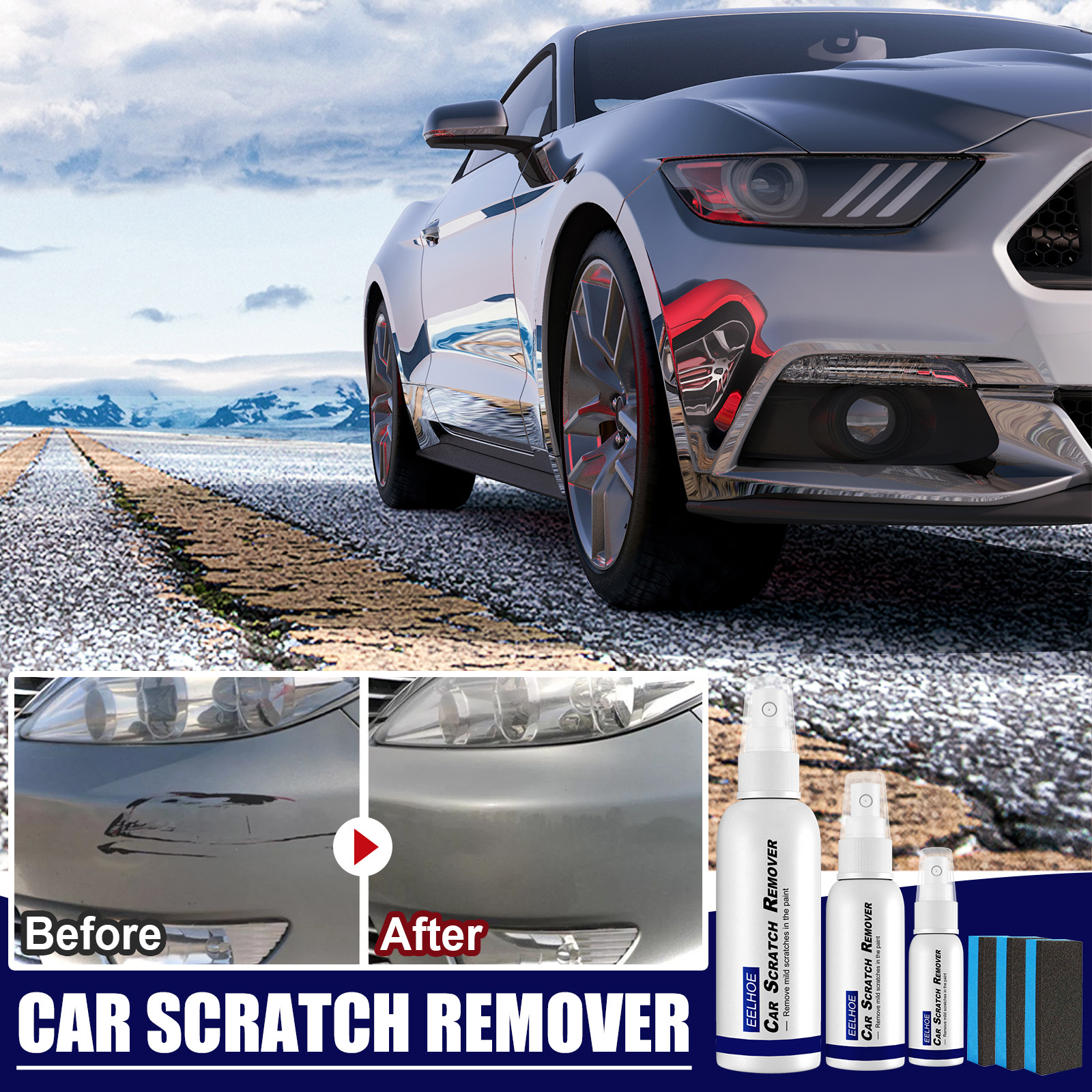 300/100ML Car Paint Scratch Repair Spray Car Cleaning Maintenance Tools for Car Autos Body Paint Glass Scratch Care remover