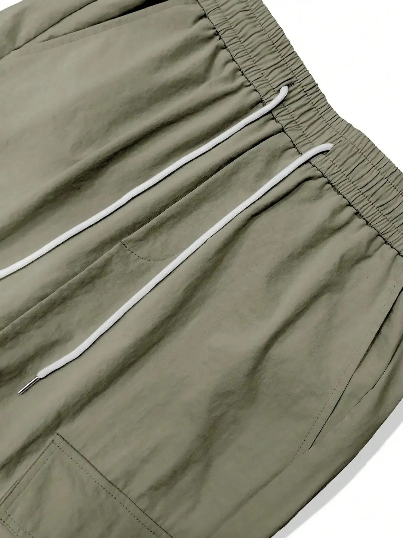 Solid multi flap pocket mens straight leg cargo pants loose casual outdoor pants mens work pants bags and trendy street clothes 240430bj