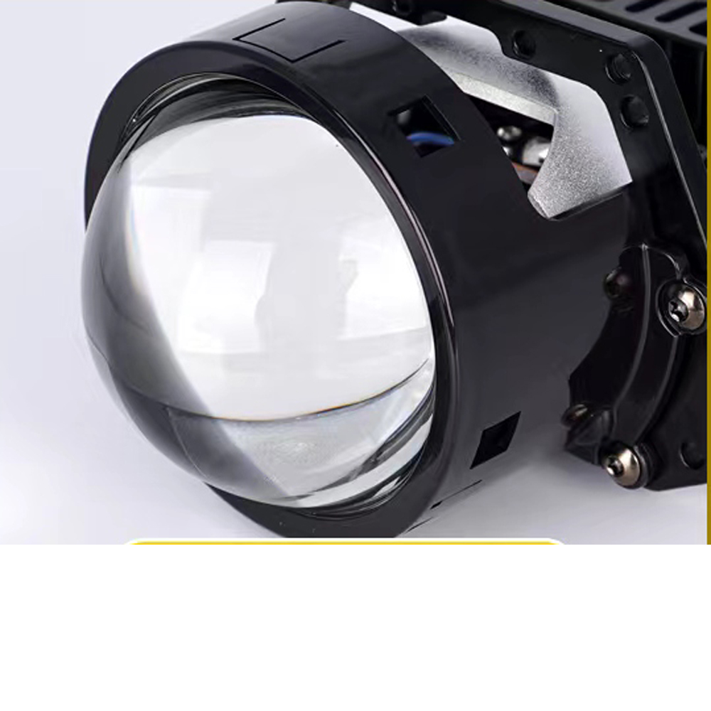 3 inch Laser Bi-led Projector Lens Headlights 120W Hyperboloid Car Lenses LED Headlights High Turbo Fan LED Lamps Car Accessorie