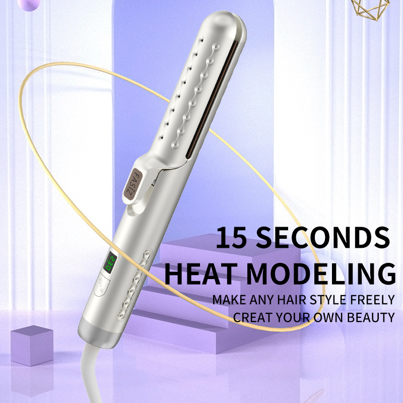 MKJS hair curlers iron 3D floating panel effectively avoid overheat damage hair curler & straightener