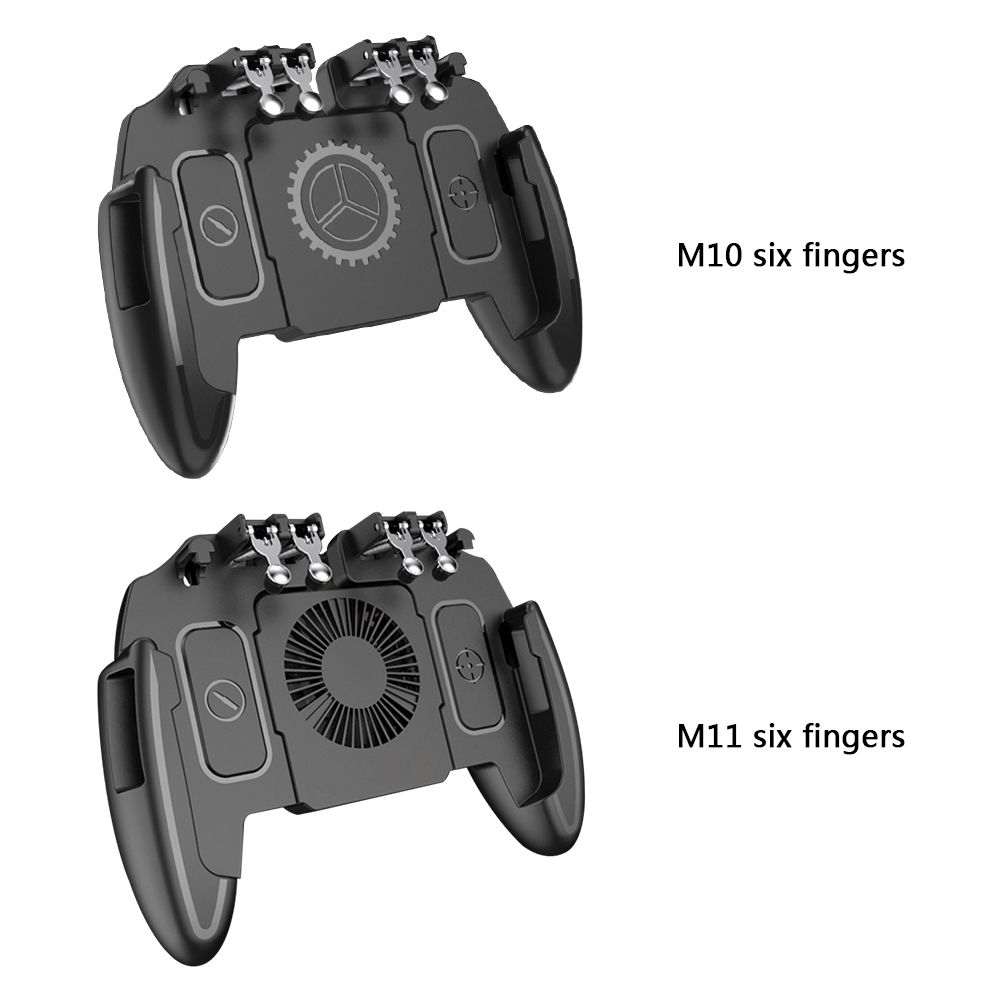 Mobile Shooting Gaming Game Controller w/ Cooling Fan Gamepad for PUBG Joystick