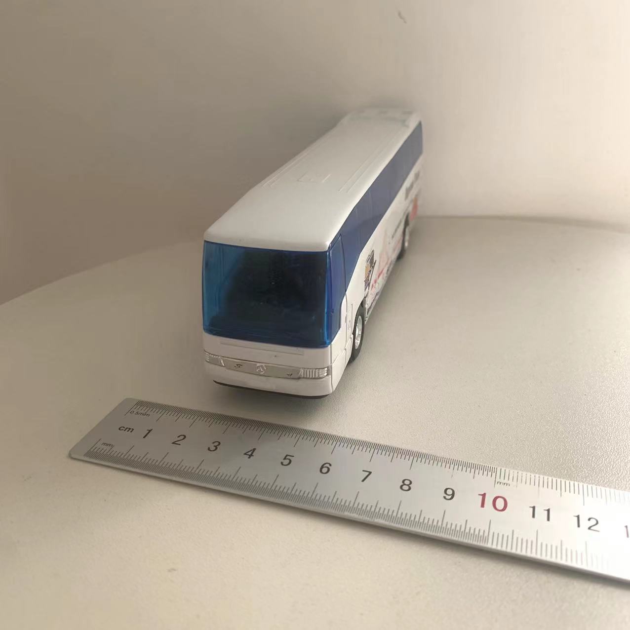 Have Flaws WELLY 1/60 Scale Mercedes-Benz O 303RHD COACH Travel Company Bus Alloy Pull Back Model