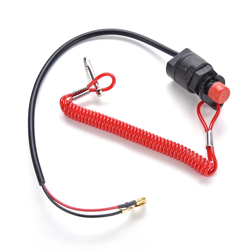 Outboard Engine Motor Scooter ATV Kill Stop Switch Safety Tether Cord Lanyard High Quality And Brand New On Sales Now
