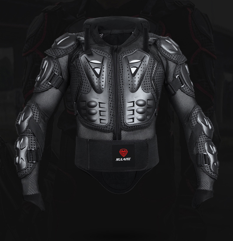 Newest Adults Motorcycle Full Body Armor Breathable Mesh Clothes Jacket Motocross Skating Snowboarding Sport Protector Clothing