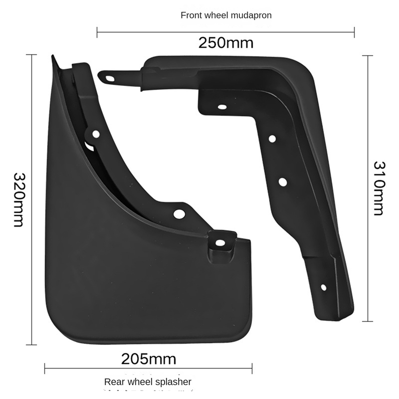 NEW-Car Mudflapor For Mercedes-Benz GLB X247 2020-2023 Fender Mud Guard Flap Splash Flaps Mudguards Accessories