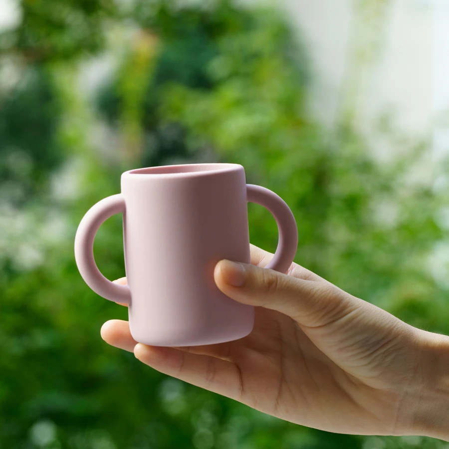 Mother Kids Baby 2025 Silicone Feeding Toddler Cups Tableware Child Bottle Learning Drinking new Cup With Handle BPA Free Baby Items