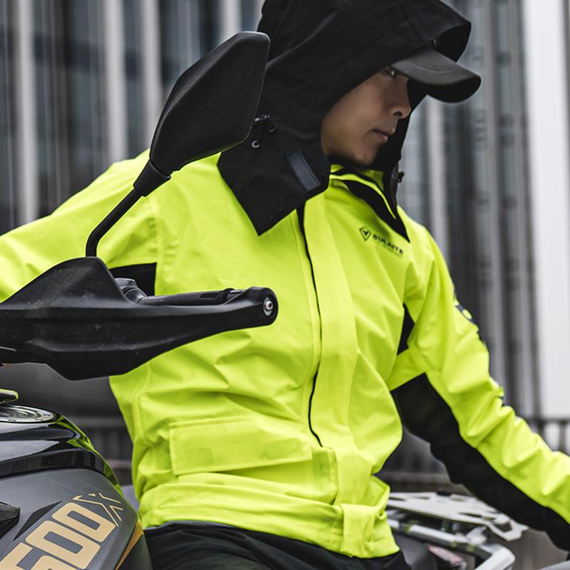 Motorcycle Raincoat Suit Men Jacket Coat Waterproof Full-body Raincoat+Rain Pant Biker Off-road Motorcyclist Rider Raincover Set