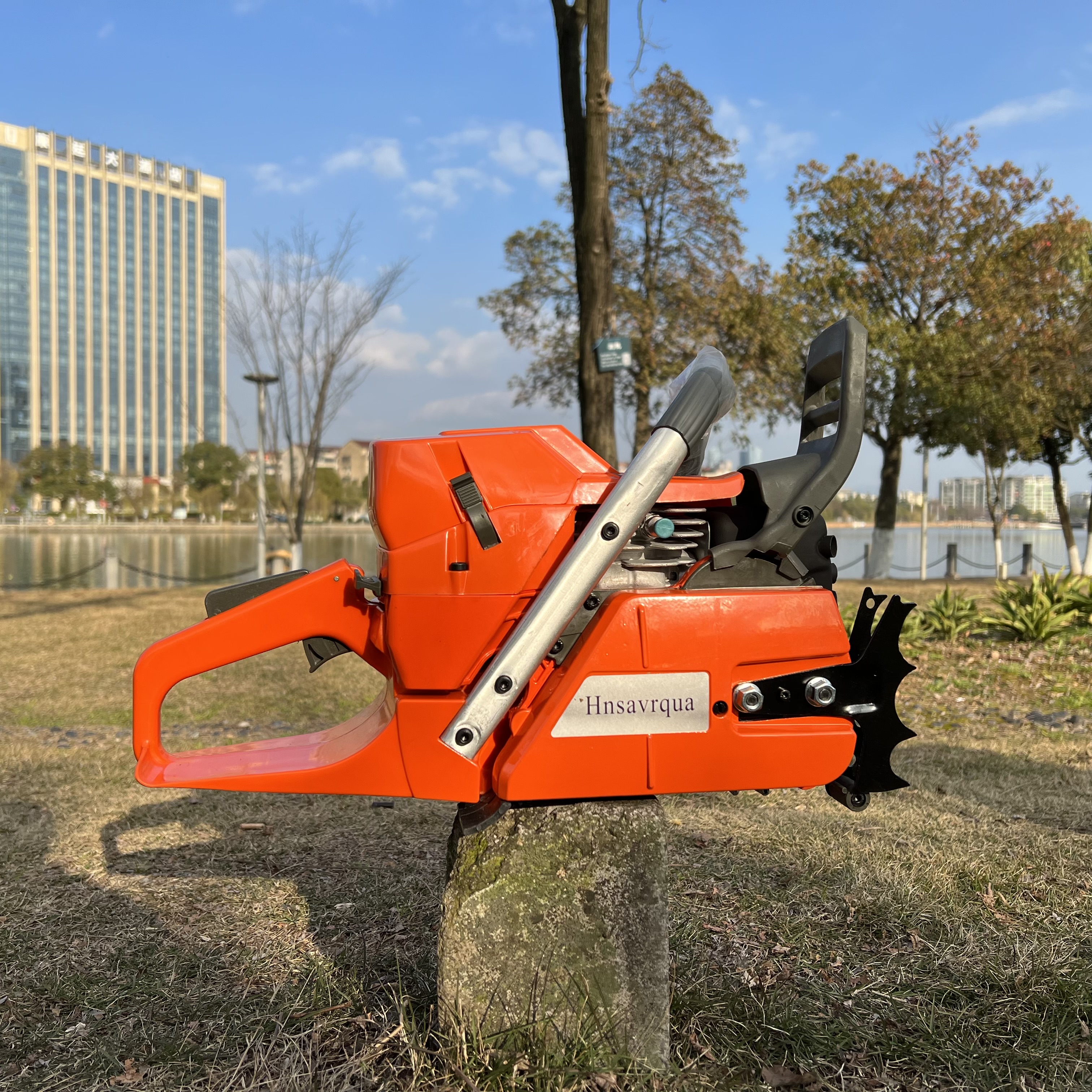 HUS372 Heavy Duty 72cc 2 Stroke Gas Chainsaw Wood Cut Petrol Saw 20" 24'' 28 Inch Blade Bar Compatible with Husqvarna 372 372Xp