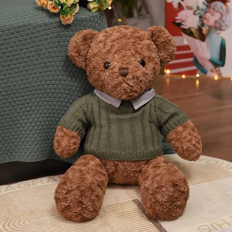 Stuffed Plush Animals High Quality Toy Cute Cartoon Sweater Teddy Bear Plush Toys 50cm75cm Stuffed Plush Animals Bear Doll Birthday Gift For Children