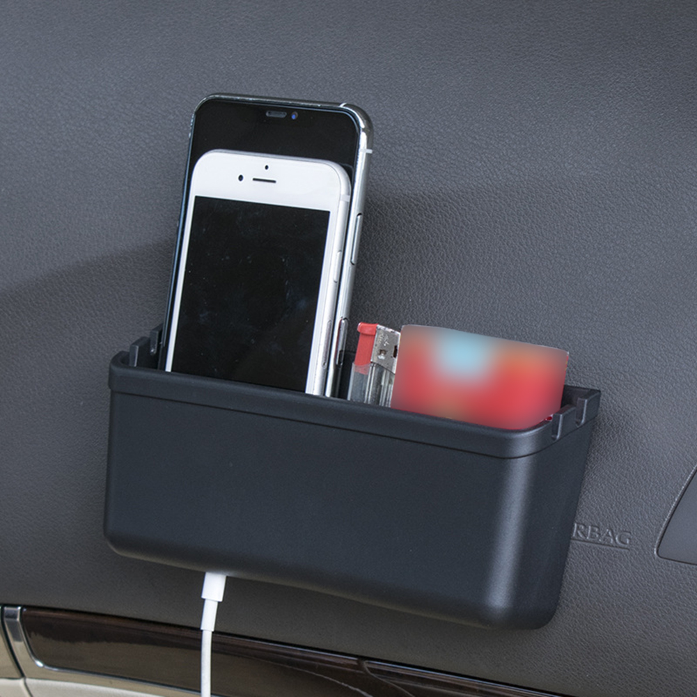 Car Door Side Storage Box Organizer Holder Pocket Universal Inner Side Door Handle Storage Box Phone Charger Cradle Organizer