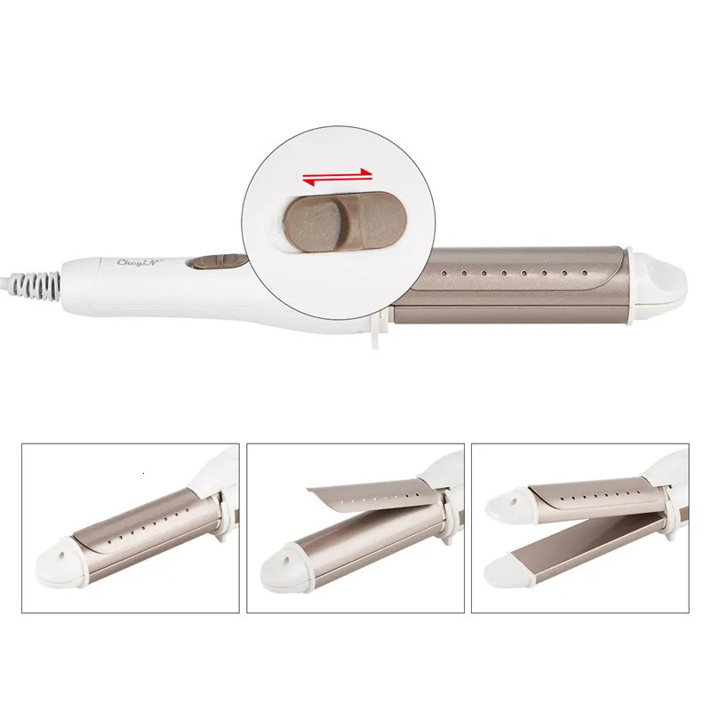 Mini Curling Iron Curling Straight Curlers Hairdressing Tools Electric Clipboard Does Not Hurt The Hair Dry Wet Button Bangs 240521