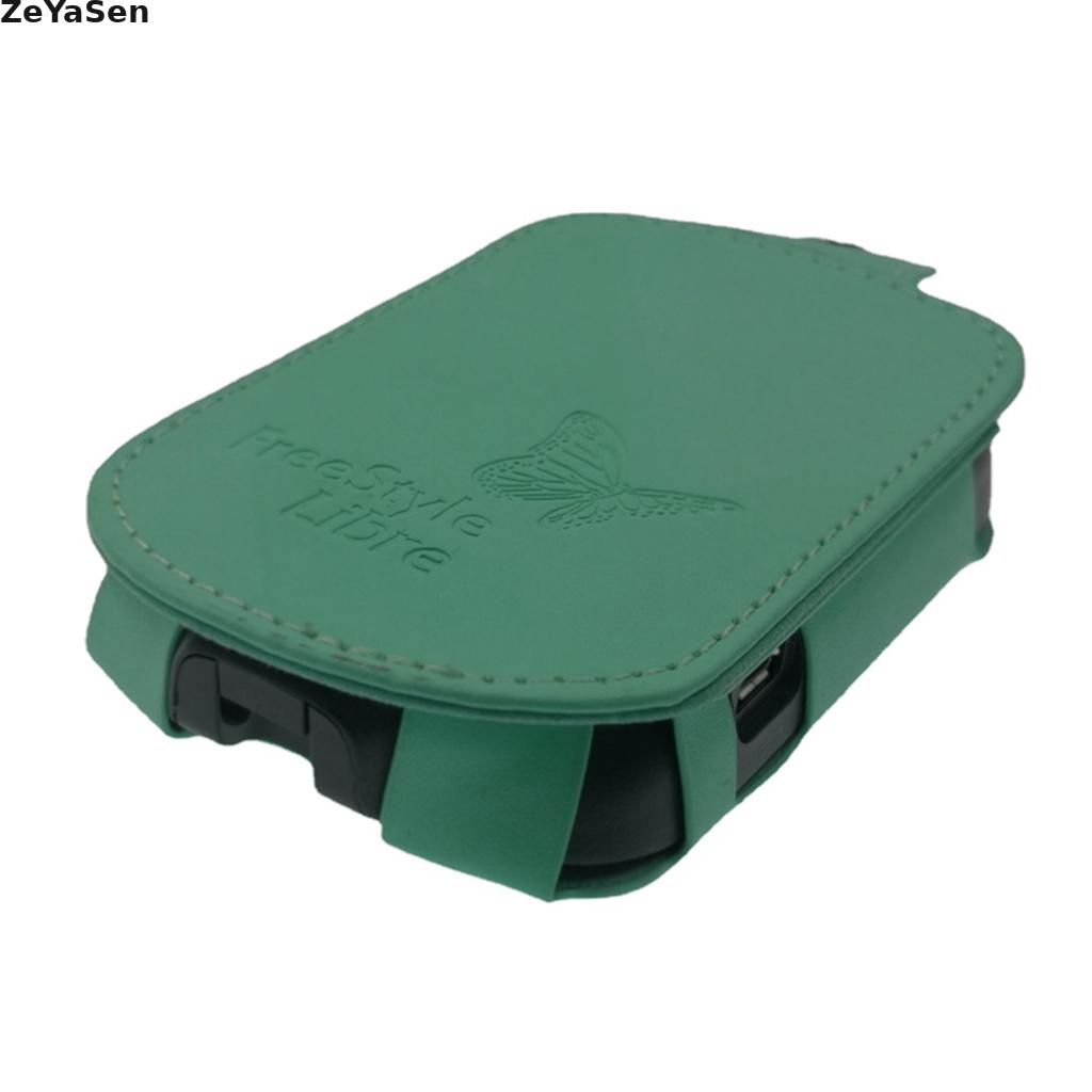 ABBOTT LIBRE FREESTYLE Reader Cover protettiva in pelle Halter Neck Blood glucometro Tester custodia in pelle custodia Anti-caduta