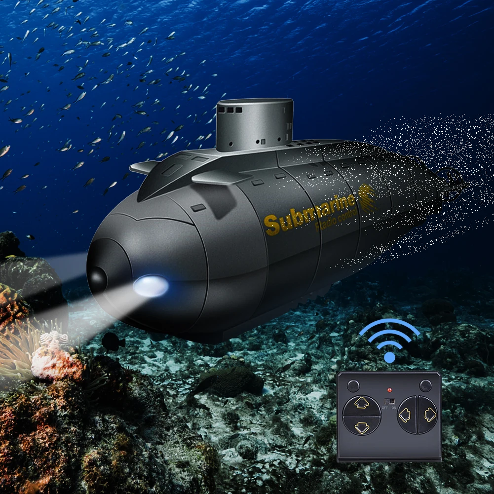 Mini RC Boat Speed Boat Remote Control Drone Pigboat Boat Model RC Race Nuclear Submarine High Speed Gift Toy Kids 777-586