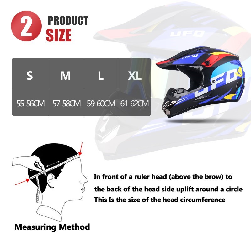 UCHOOSE Capacete De Moto Professional Motorcycle Helmet Motocross Off-Road Helm Children Moto Bike Accessories ATV Ike Downhill