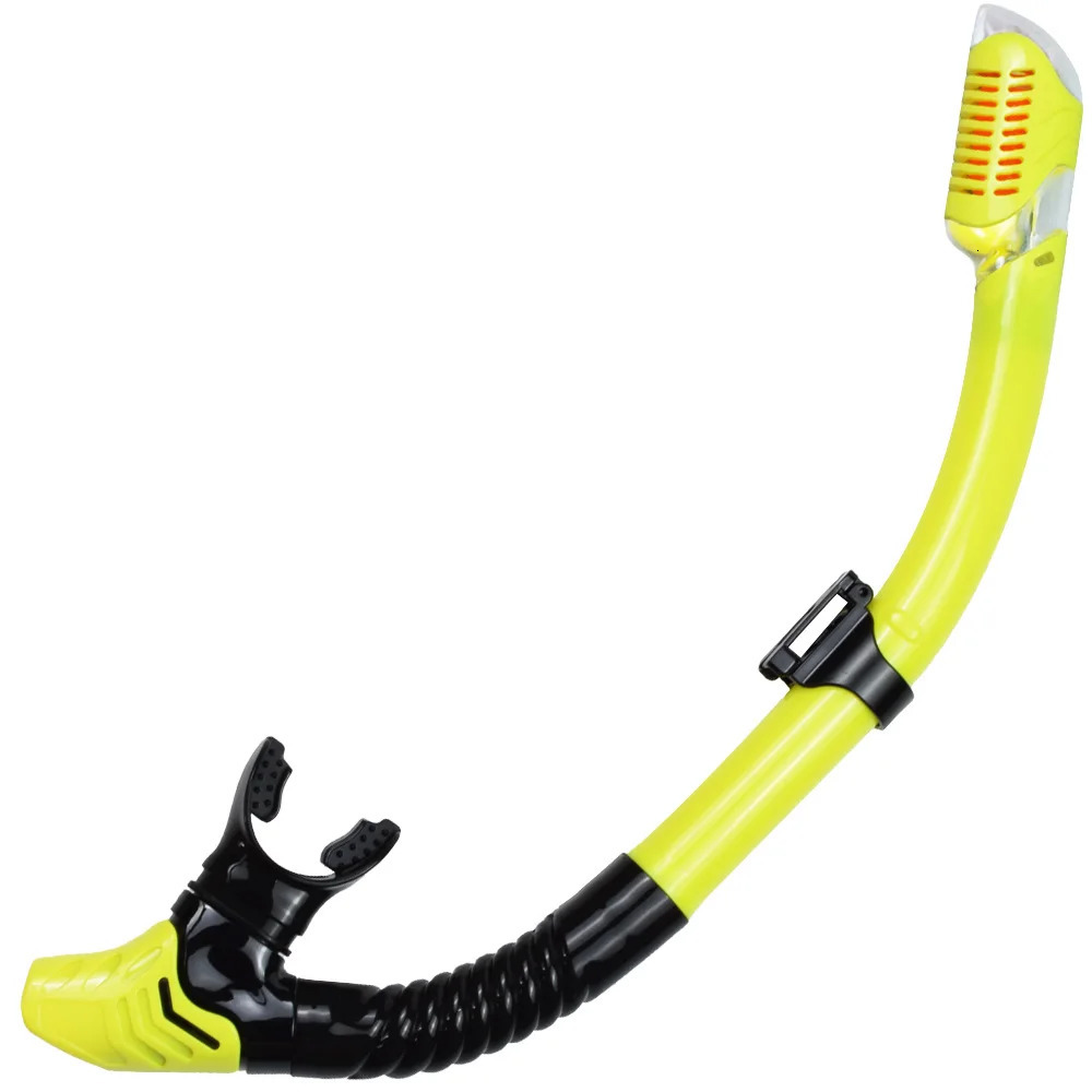 Dry Snorkel Tube Easy Breath Scuba Diving Splash Guard Top Swimming Underwater Equipment For Adults Kids Men Women Youth 240506