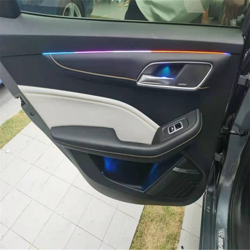Universal For LED Strip 18 In 1 Symphony LED Car Ambient Lights RBG 64 Color Interior Acrylic Strip Light Guide Fiber Optic