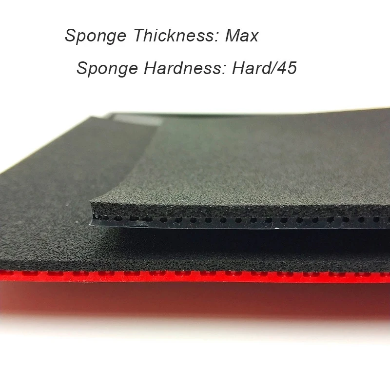LOKI T3 Astringent rubber ITTF Approved Carbo Sponge Table Tennis Rubber Pips-in Hard Non-sticky Pingpong Rubber for Fast Attack