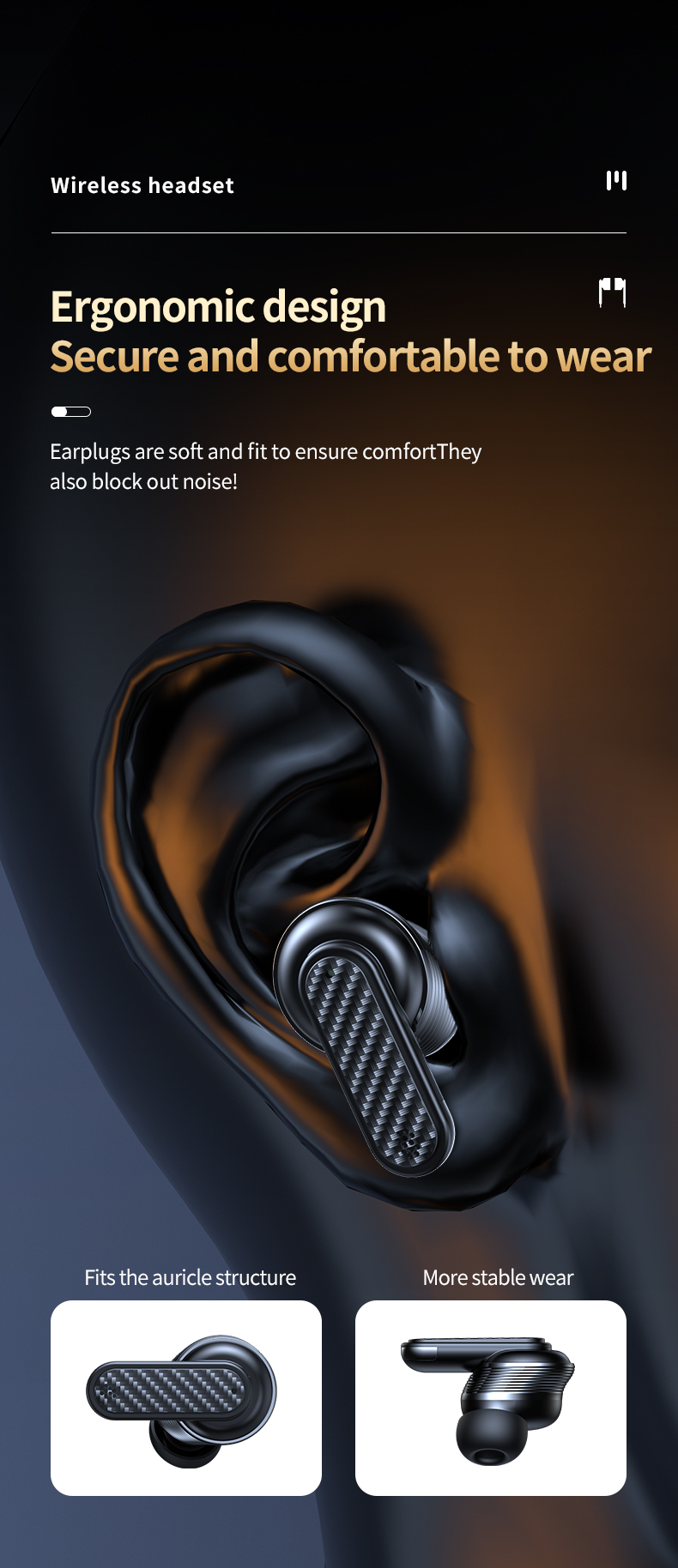 YW05 ecouteur Wireless Bluetooth Headphones Smart Touch Screen Earbuds Noise Cancelling Earphones Sports Gaming Headset v8
