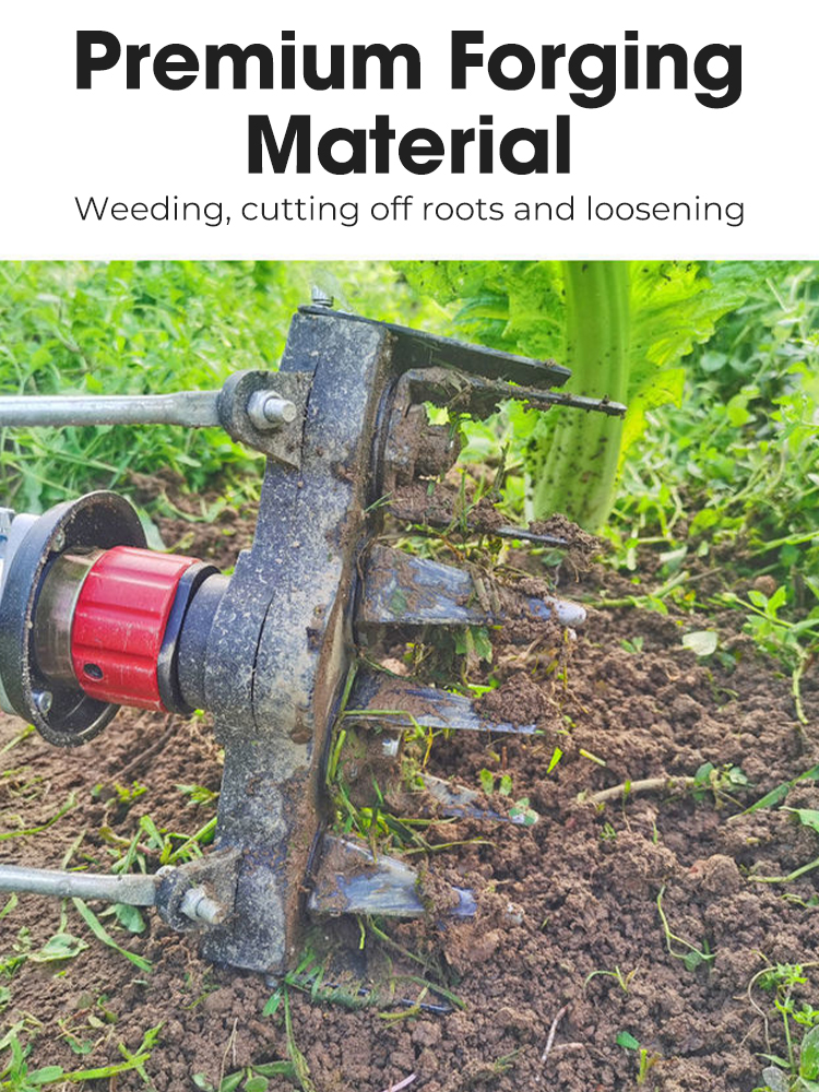 2024 New Weeding Head Grass Remover Tool Attachment 2 in 1 Weeding Wheels Weeder Accessories