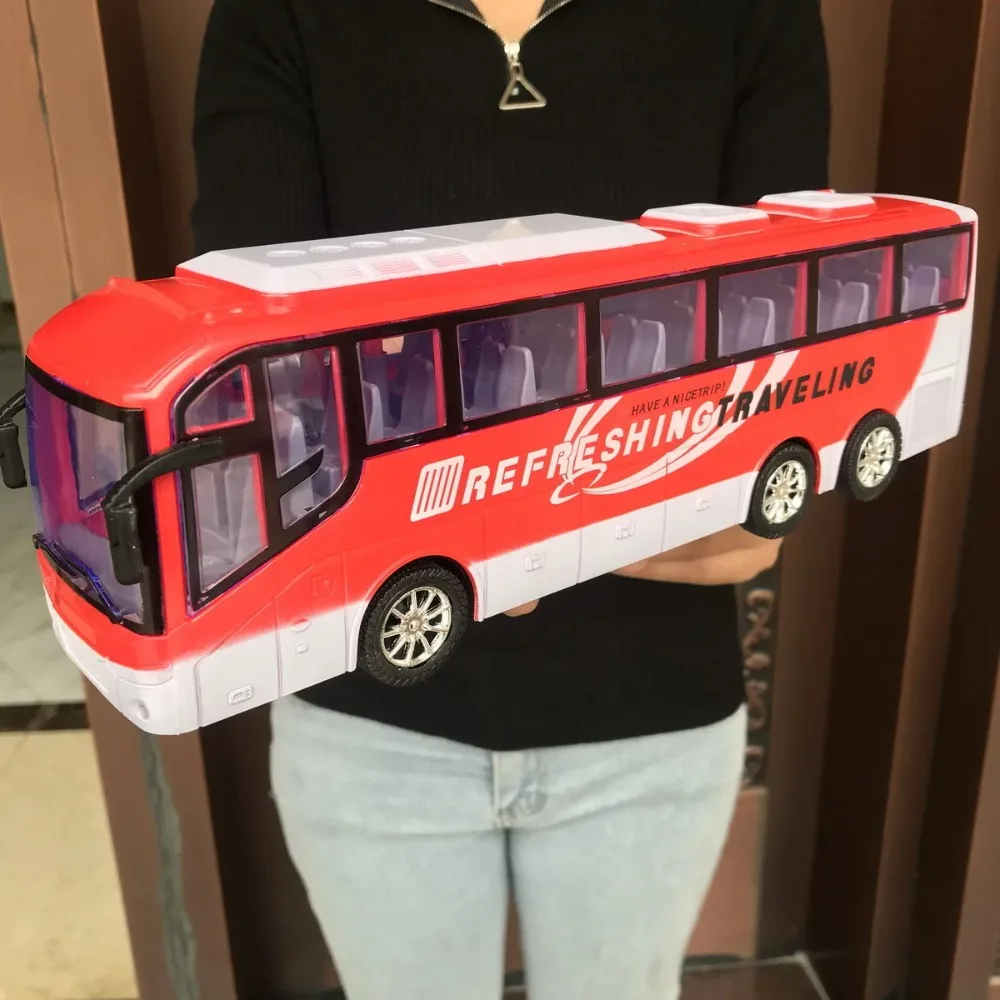 Inertial Bus Car Toys for Kids Pull Back Car Model Toy Play Vehicles School Bus Police Car Educational Toys for Children Gifts