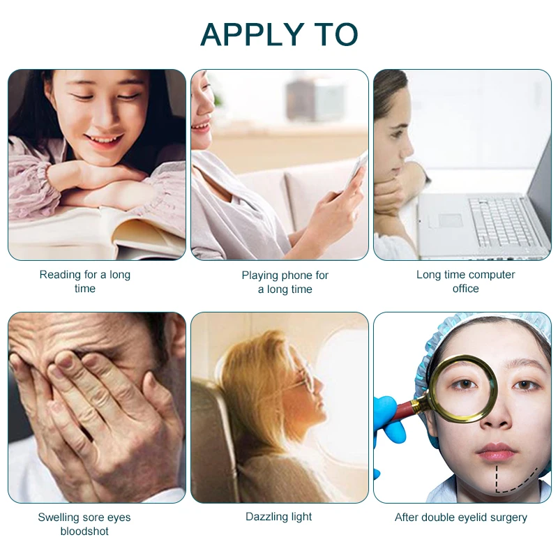 Cooling Ice Eye Mask Fatigue Relief Remove Dark Circles Cold Sleep Eyes Care Relaxing Gel Pad TSLM 5