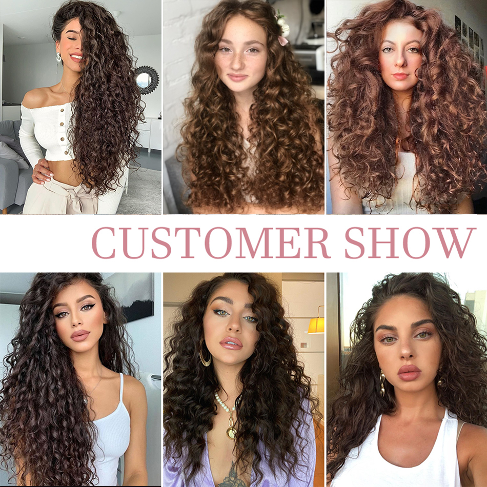 50 Grams Water Wave Bulk Human Hair for Braiding No Weft European 100% Remy Hair Natural Color Full Ends Extensions for Women