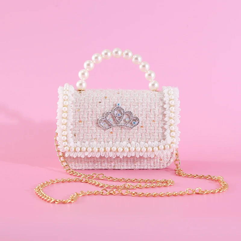 2023 New Kids Mini Handbags Tote Cute Bow Crossbody Bags for Baby Girls Coin Pouch Wallet Messenger Bag Toddler Purse Hand Bags