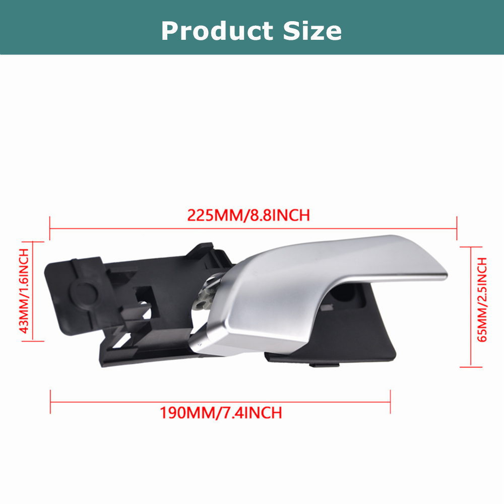 Car Interior Door Handle Chrome Front Rear Left Right For Alfa Romeo Giulietta 2010-2019 156092167 156092165