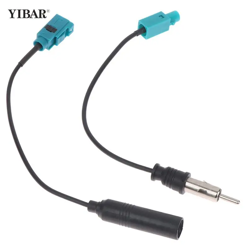 2025 Radio Adaptor Antenna AM/FM Audio Cable Dual new Fakra-Din Aerial Antenna Adaptor Car Accessories For Adapter
