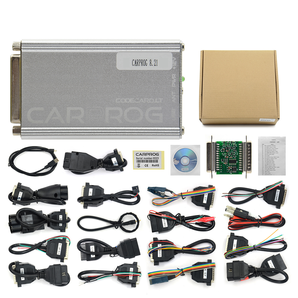 Auto repair tool CARPROG Full V10.05/V10.93 programmer car prog V8.21 all softwares Online ECU Chip Tuning Free Shipping
