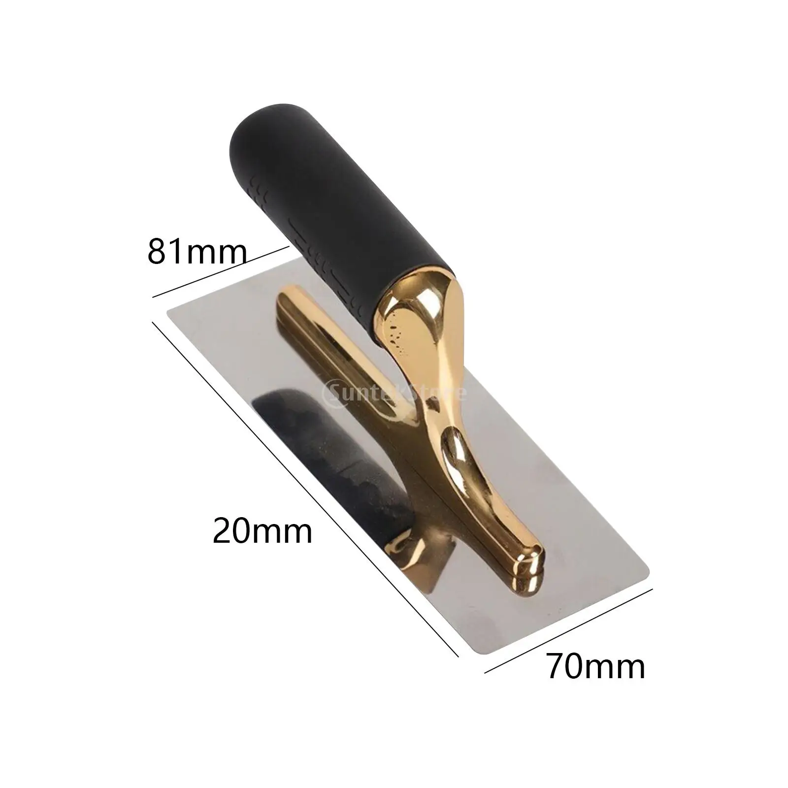 Plaster Finishing Trowel Comfort Grip Soft Handle Filling Spatula Plastering Trowel Drywall Trowels for Concrete Stucco Cement