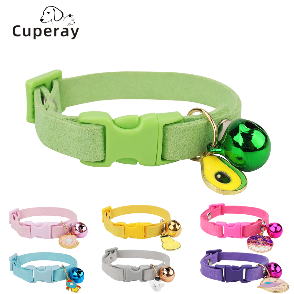 Pet Collar,Cat Collar/Puppy Collar with Bell & Metal Pendant To Prevent Getting Lost Adjustable Size for Puppies and Cats Collar