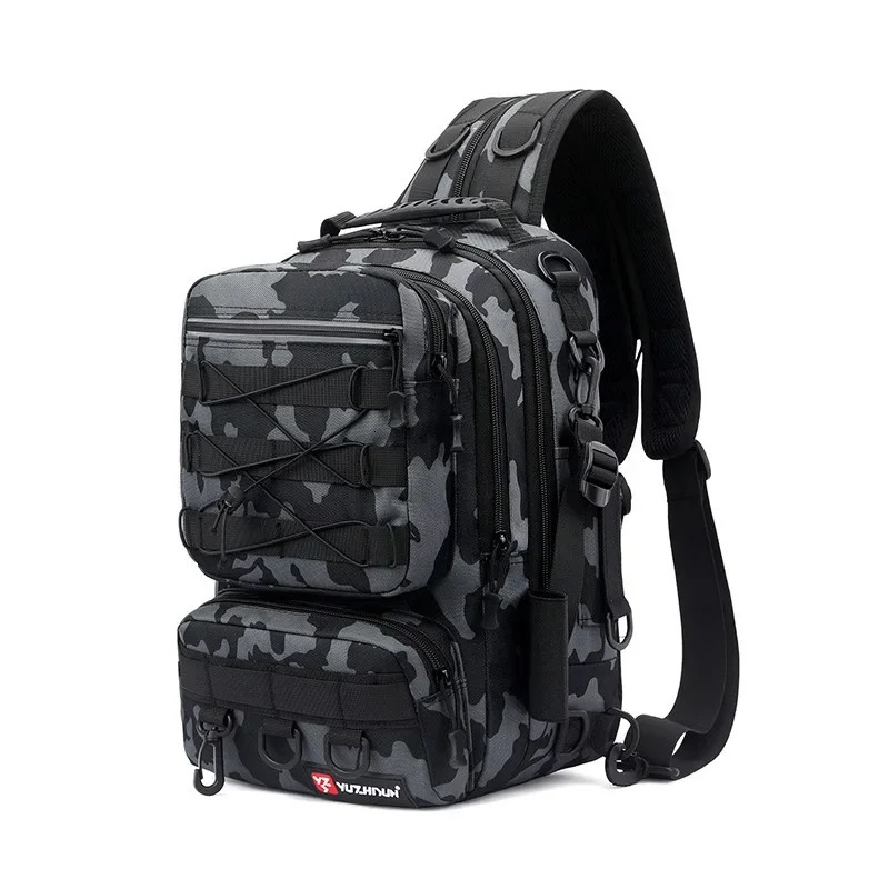 Camouflage Lure Fishing Bags Multi-functional Backpack Outdoor Sports Large Capacity Rod Fishing Tackle Bag Fly Fishing 240521