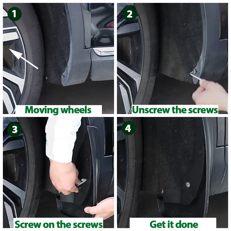 4pcs Mud Flaps For Chery JETOUR X70 PLUS 2021 2022 2023 Mudflaps Splash Guards Mud Flap Front Rear Mudguards Fender