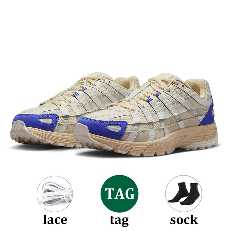 Designer Running Shoes for Men Women Sneakers P6000 Triple Black White Khaki Wolf Grey Metallic Sier Racer Blue Womens Outdoor Sport Trainers 36-45