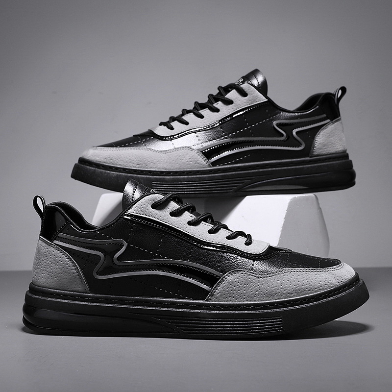 Breathable for Men Outdoor Sport Running Women Genuine Leather Sneakers Light Casual Anti-skid Walking Shoes d1af