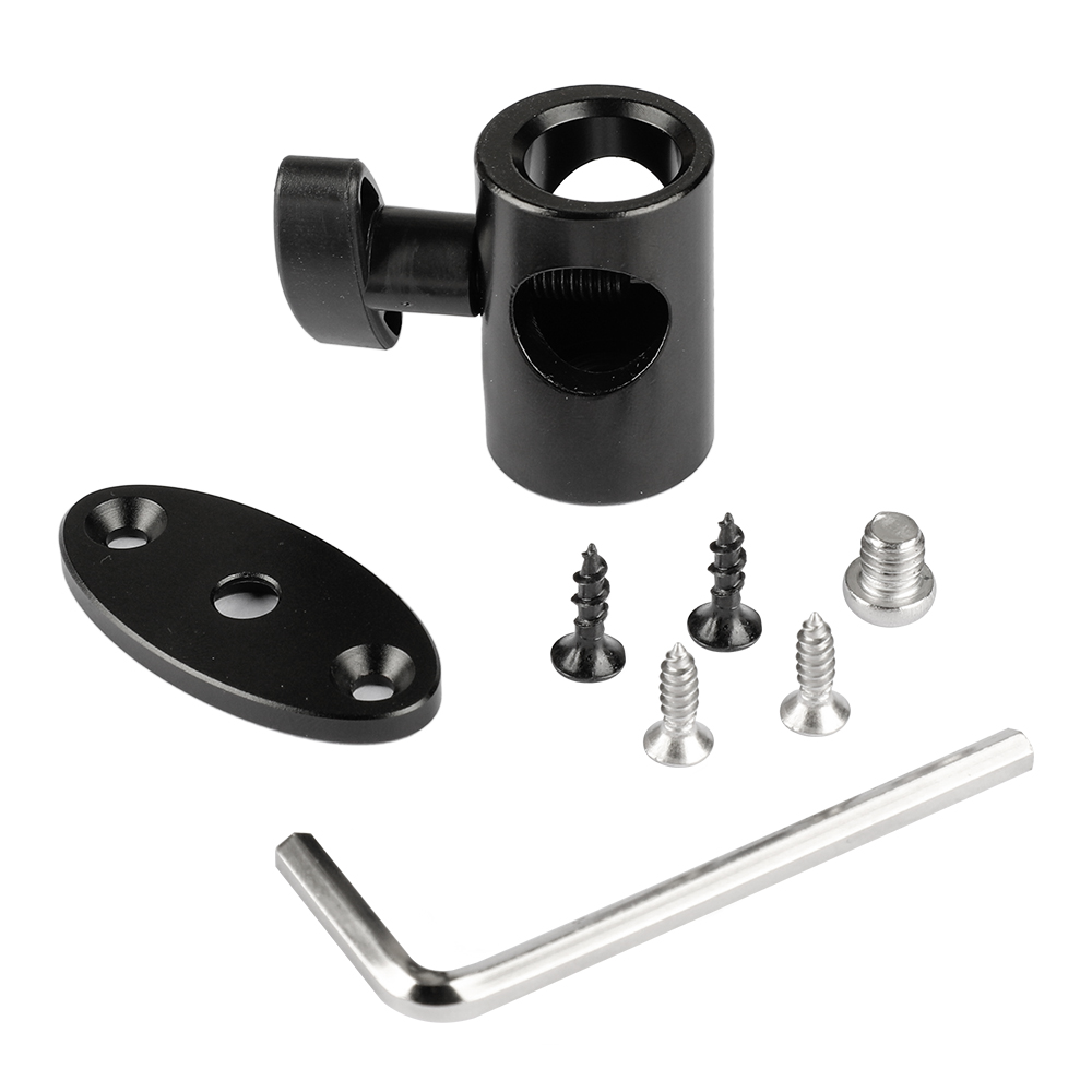CAMVATE Light Stand Head Mount Adapter With Wall Mount Base For Flash Video Light Photography Accessories