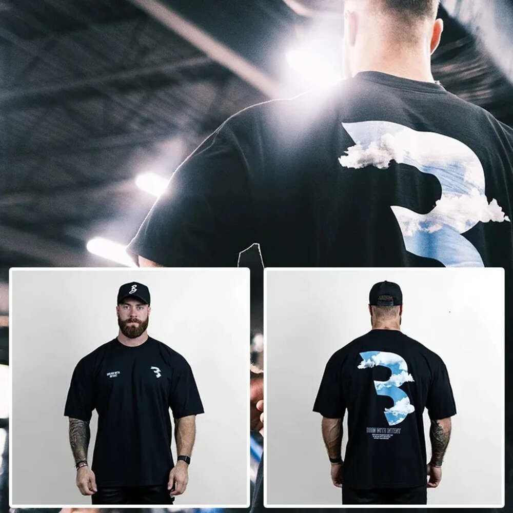 Summer Men's T-Shirt Thavage Muscular Men Gym T Fiess Joggers Pure Cotton Shirt CBUM Women Tshirt M521 20 ddmymarket