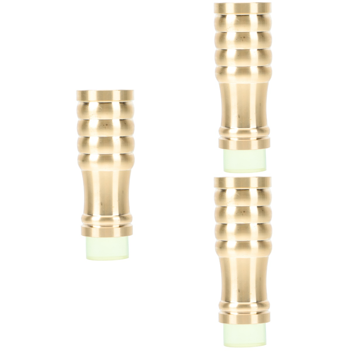 3 PCS Boots Elder Collapsible Walking Stick Cane Bottom Rubber Foot Cover Crutch