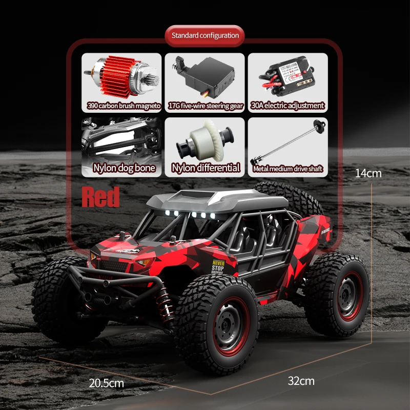 / CrazyFastRC Q141 JJRC SCY 16106 RC Car RTR 1/16 2.4G 4WD Desert Truck Vehicles Models / 116 smile / /