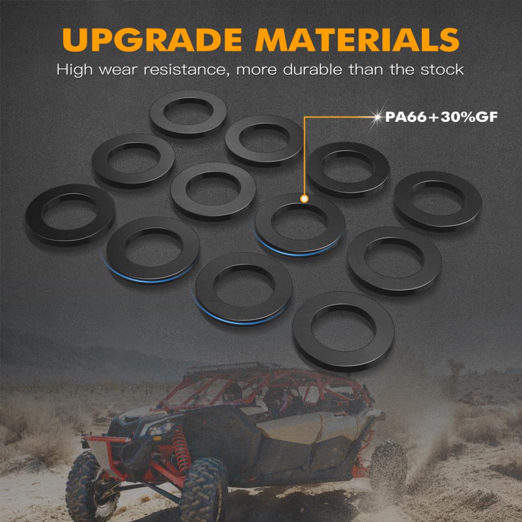 UTV Clutch Weights Gaskets For Can-Am Maverick X3 Max R RR Turbo DPS Sport Trail Commander 1000R 4x4 12PCS Accessories