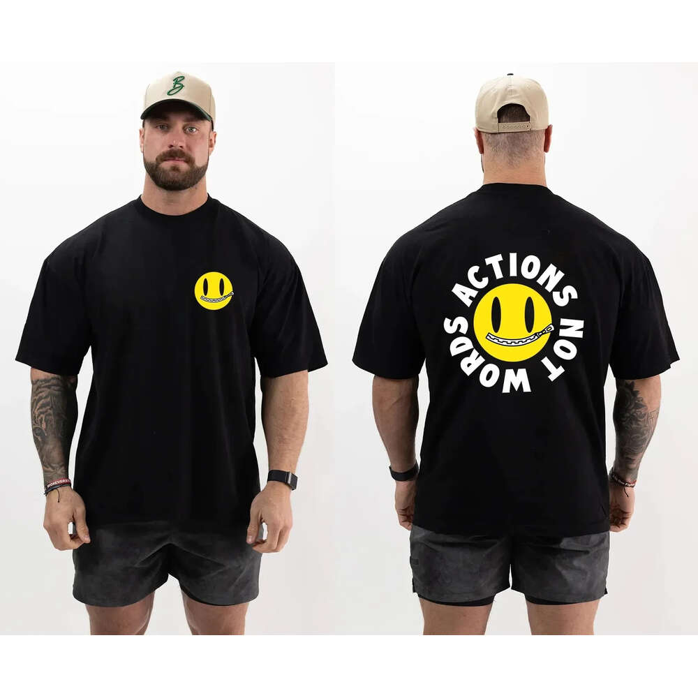 Joggers Summer Thavage Muscular CBUM Men T-shirts Sports Casual Cotton Round Neck T-Shirt Gym Running Bodybuilding Short Sleeve M521 25 ddmymarket