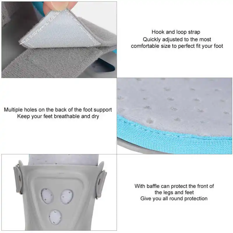 Ankle Foot Fracture Support Brace Sprain Protector Adjustable Foot Drop Corrector Stabilizer Orthopedic Ankle Boot Fixing Splint