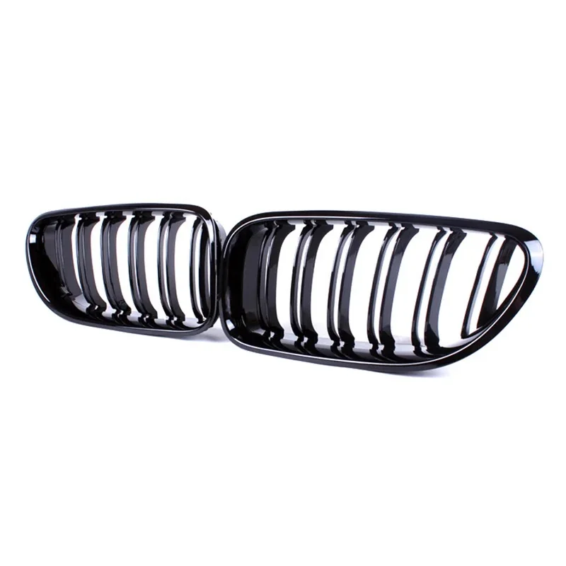 For BMW 6 Series F06 F12 F13 M6 Gloss Black/M Color Front Kidney Grill Bumper Grill Double Slat Line Racing Grills 2012-2017