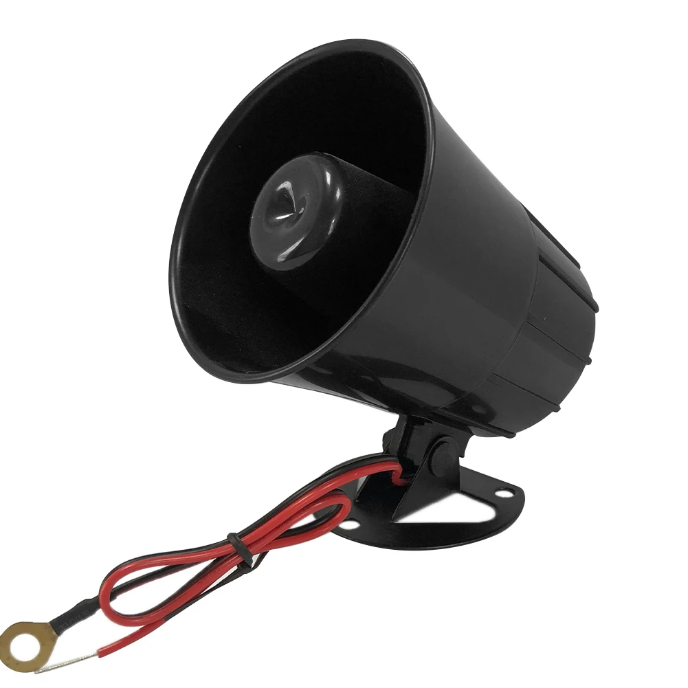 125dB Loud Alarm Siren Electric Horn Universal for Car Motorcycle Truck 12V 24V
