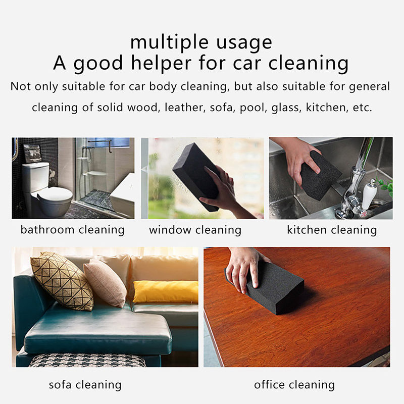 Car-Washing Sponge Black Car Wash Sponge Glass Washing Cleaner Foam Produce Automobile Clean Tool Sponge Durable