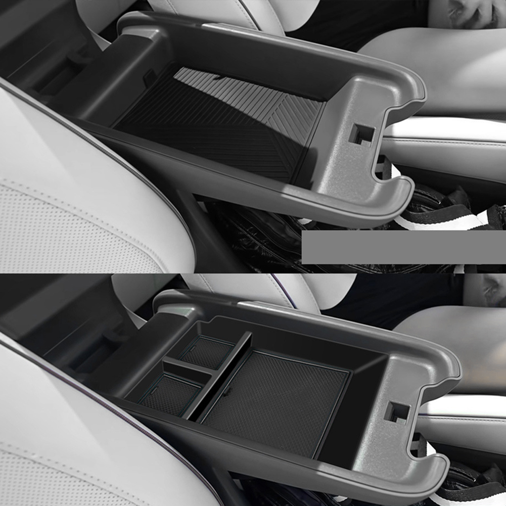 For Hyundai IONIQ 5 2021+ Central Armrest Storage Box Organizer Center Console Tray Stowing Tidying Car Accessories