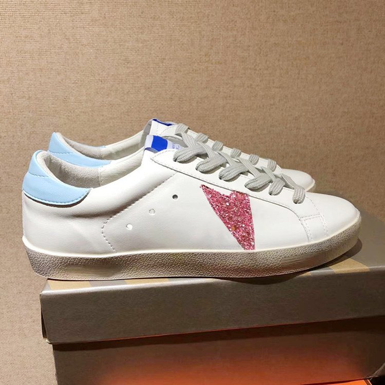 Designer Casual shoes Men Women shining Stars sneakers Luxury Dirty Old Loafers Platform Trainers Mens Womens Golden Black Blue White Grey