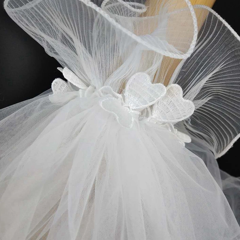 Nail Tips Showing Lace Pleated Flare Hand Sleeves for photo nails Wedding Party Photography Manicure Display Nail Supplies