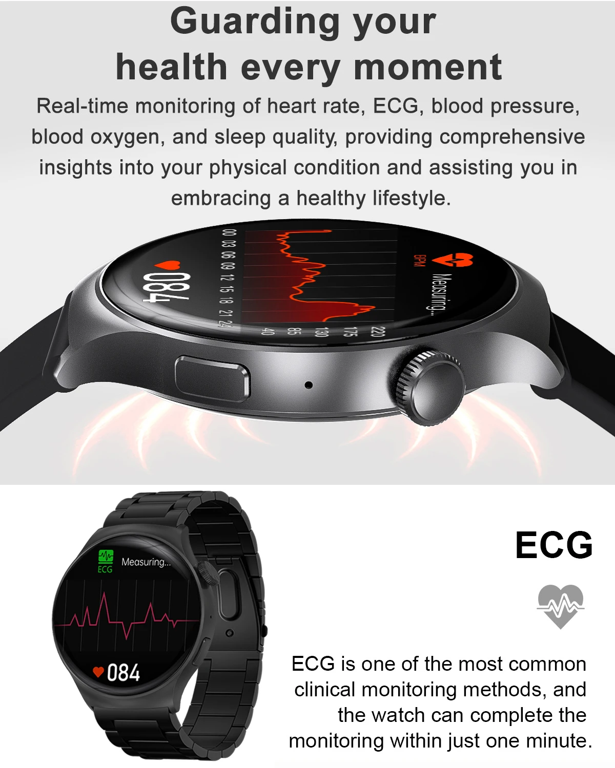 New 4 Women SmartWatch GPS Tracker HD 454*454 Men Smart Watch Compass Bluetooth Call NFC ECG Smartwatch Women For Android IOS 454*454 smile 454*454 45